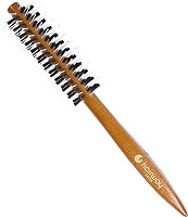  Hairway Round Brushes "Glossy Wood" 